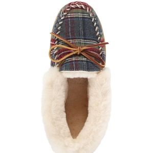 Women's Wicked Good Moccasins, Plaid